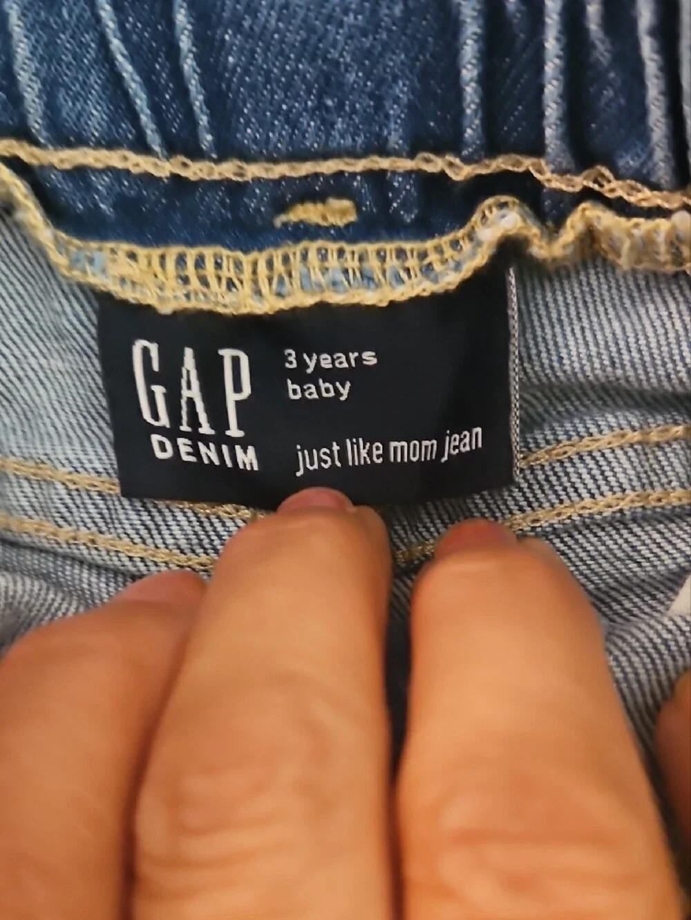 GAP Light Blue Skinny Jeans with Heart Accents